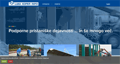 Desktop Screenshot of luka-inpo.si